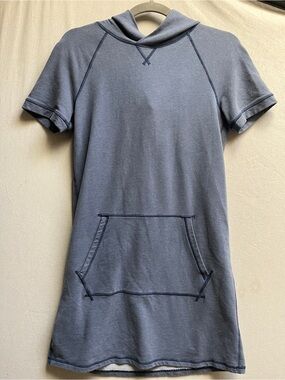 Ivivva by Lululemon Short Sleeve Hooded Sweatshirt Dress Womens XS